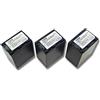 vhbw 3x Batteria compatibile con Sony DCR-SR72(E), DCR-SR75(E), DCR-SR77, DCR-SR77E videocamera camcorder (3300mAh, 7,4V, Li-Ion) con infochip