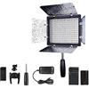 JOJIDE YN300 III YN-300 III 3200k-5500K Fotocamera CRI95 Luce video LED opzionale Con adattatore di alimentazione CA + KIT batteria(300III (KIT))