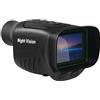 Generic Monoculare digitale avanzato per visione notturna con telescopio da 40 MP 2,5 K, ingrandimento ottico 6x, digitale 8x, per attività all'aperto e osservazione notturna