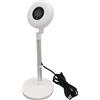 Hosie Webcam della Luce di Riempimento 1080P, Supporto Multifunzionale di Tocco Professionale AF della Webcam della Luce di Riempimento di HD per la Radiodiffusione di Web (Messa a fuoco automatica bianca