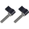 FEICHAO 2pcs M5* 20 Mini maniglia regolabile vite manopola di bloccaggio stringere chiave manuale adattatore di blocco compatibile con accessori fotografici Action Camera (nero)