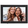 Jiawu Frame di Foto Digitale da 10,1 Pollici Smart Touch Display LED Video Immagine LCD per Viaggi Familiari Home Usa Abslack Multifunzionale (Spina europea)