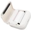Walmeck Stampante Termica Portatile BT Stampante Tascabile Stampe Trasparenti da 203 Dpi Supporta Contenuti Personalizzati per la Stampa di Biglietti, Foto, Promemoria, Errori (Bianca)