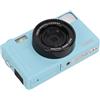 Fockety Cd R1 1080p FHD Micro Fotocamera Portatile Mirrorless Fotocamera Mirrorless 16x Zoom Digitale 24mp Con Monitor Display LCD DA 3 Pollici Fotocamere per LA Fotografia (BLUE)