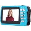 Fabater Telecamera Subacquea 4K, Fotocamera Impermeabile da 10 Piedi, Fotocamera Digitale Impermeabile da 56 MP, Fotocamera Subacquea Selfie a Doppio Schermo con Zoom 16X per Snorkeling