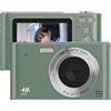 TFixol Videocamera digitale 4K 48MP Video con schermo 2 da 4 pollici 16X - shake Face Detection Beauty Effect Motion Flash integrato e batteria