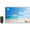 DSeenLeap Cornice per Foto Elettronica 13In in Lega di Alluminio HD Digitale Nero/Oro/Argento/Oro Rosa Album elettronico Ultra Sottile Lato Stretto Macchina pubblicitaria (Argento)