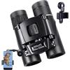 Generic Binocolo compatto per adulti, binocolo da concerto per adulti, compatto, per visione notturna, leggero, a lungo raggio, 900 x 25 HD, per viaggi, safari, caccia, escursionismo, osservazione delle