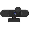 TIEOAXFT Webcam HD 1080P for computer desktop portatile Mini webcam USB con microfoni Copertura for YouTube Skype