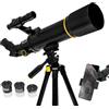 SchAan binocolo professionale visore notturno Telescopio astronomico ad alta definizione di grande diametro da 70 mm, professionale per scopi sia terrestri che celesti