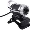 Keenso Web Camera PC Camera Web Camera,USB 2.0 0.3M Pixels Clipon Webcam Web Camera HD 360° Rotating Stand Builtin Microphone PC Camera for PC Gaming Mice (Argento)