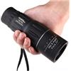 TIEOAXFT Telescopio monoculare portatile 16x52 con zoom 66M/8000M, binocolo da esterno a lungo raggio, for sport all'aria aperta, campeggio e viaggi