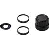 Zilimontt Set di lenti di ricambio per Insta360 per X5, lenti in vetro ottico HD con lega di alluminio per anello, kit di lenti rimovibili ad alta definizione per fotocamera 360, include (argento)