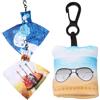 NUOBESTY Panno Pulizia Schermo 3 Pezzi Leggero Portachiavi in Metallo per Lenti Fotocamera e Schermi Delicati, per Conservare in Borsa o Custodia