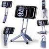 COMAN DP58 Treppiede magnetico per iPhone con moschettone, rotazione a 360 ° pieghevole Magsafe treppiede con anello magnetico per telefono cellulare Viaggi Vlog Selfie Stick viola
