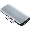 Vroomoto Hub USB C 3 in 1 Multifunzione 4K/30 Hz 3 HD USB .0