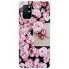 MUTOUREN Cover per Oneplus 8T Custodia in Silicone TPU Trasparenti Ultra Sottile Antigraffio Antiurto Protettivo Case con Pellicola Proteggi Schermo, Rosa Rosa