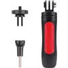 Yjcnelcr Piccolo treppiede regolabile per fotocamere digitali Telaio in lega di alluminio ad alta resistenza Smooth Panning Control Hand Grip Treppiede Per Action Camera