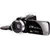 DIGNIFE Videocamera, 2.7K Videocamera Livestream Videocamera digitale for uso domestico Zoom 16X 30MP Vlog Webcam 3.0 Ruota Touch Screen(Standard)
