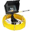 SHEHUALI Telecamera per scarichi, Camera da fognatura da 5 pollici da 22 mm, videocamera for ispezione fognaria industriale IP68 della telecamera di ispezione fognaria del tubo di scarico impermeabile(40 m)