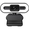 OUTFYT Full HD 1080P 2K 4K Webcam Auto Focus Fill Light Web Camera con microfono Trasmissione in diretta USB Computer PC Cam, Guardia del flusso(4K AutoFocus)