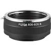 Aumotop FOTGA Adattatore per Attacco Manuale Ad Alta Precisione per Obiettivo EF-S a Fotocamere Mirrorless con Attacco RF, Struttura Resistente in Lega di Alluminio, Integrazione Perfetta gli