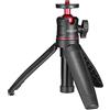 Andoer MT-08 - Mini treppiede per cellulare, estensibile, per foto a mano, per selfie da viaggio, con testa a sfera a 360°, fissaggio a vite da 1/4, per selfie da viaggio