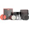 Kase Armatura magnetica antiurto 100mm 6 filtro master kit 67mm 72mm 77mm 82mm vetro ottico CPL ND64 ND1000 Soft Grad 0.9, Reverse Grad 0.9, Soft Grad 1.2 100