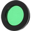 LIFKICH Filtro Lunare Professionale in Lega di Alluminio e Vetro Verde 1.25 Pollici Riduce Luminosità e Migliora Effetti Visivi per Telescopio per Osservazione Esterni e Pianeti
