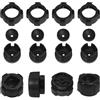 LUORNG 8 set di accessori per supporto per telefono cellulare base universale bullone di fissaggio dado dado filo pad in silicone per montaggio a gravità supporto magnetico supporto caricabatterie