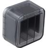 ReachMall Hub di ricarica tripla batteria per Insta360 Pro 2, ricarica rapida con display intelligente, gestione termica sicura, ABS