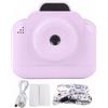 CHEOTIME Kids Camera Instant Stampa, 48MP 1080p 6x Zoom da 2,4 pollici Screen Screen Digital con carta stampata per ragazze Regali di compleanno di Natale per ragazzi (Viola)