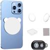 Zkydhbd Aggiornamenti Clip On Selfie Vetro Con Telecomando Generale Fit Per Smartphone Vloggings Superfici Riflettenti Scenario Multiplo Telefono Fotocamera Strumento