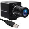 MMlove Fotocamera USB da 8 MP con obiettivo zoom manuale da 2,8 a 12 mm, risoluzione HD 3264 x 2448 Webcam per visione industriale Supporto Linux Windows Android Mac, UVC Web Camera