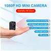 DMETE Mini macchina fotografica HD 1080P. Videocamera Night Vision Mini Outdoor DV. Voice Video Recorder Action Micro Cam Recorder Videoregistratore(Standard(No TF Card))