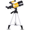 YangRy Professional Astronomical Telescope 70MM Eyepiece 150Times Zoom High-Power Deep Space Star View Universe Telescope YangRy