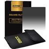 Zomei 100 x 150 mm Z-Pro Series Filtri Kit: ND2+ND4+ND8+ND16 Graduated Neutral Density Gradual Grey Square Filter Compatibile Cokin DSLR Fotocamere