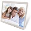 UsmAsk Spacmirrors Cornice per foto digitale da 15 pollici 1280 * 800 1080P HD IPS Display LCD Cornice elettronica e porta USB con sensore di movimento Supporto MP3/MP4/Calendario/Sveglia Uso in ufficio dom