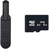 DMETE T189 mini camcorder pieno HD 1080P. Camera Body Camm Wearable Body Mini DVR. Digitale DV. Supporto for videoregistratore della fotocamera 3 2 GB. Carta Videoregistratore(Cam with 16G Card)