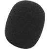 Generic Microfono Protezione Antivento per Cuffia con Risvolto, Spugna Ad Alta densità, Riduzione del Rumore, Portatile, 27x22x8mm