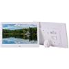 UsmAsk Spacmirrors Cornice per foto digitale - 1024 * 600 Alta risoluzione Full IPS 16:9 Display Immagine/Musica/Video Lettore Calendario Allarme Auto On/Off Timer - Macchina pubblicitaria elettronica Corni