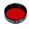 Generic Accessori astronomici del telescopio del filtro rosso a 1,25 pollici del filtro NO.23A della luce di osservazione del microscopio
