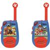 Lexibook Paw Patrol La Squadra dei Cuccioli Chase Walkie-Talkie 2km, 2 canali, Morse Luminoso, Clip da Cintura, Batteria, Blu/Rosso, TW25PALXB