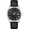 Bulova Orologio Sutton Slim 96B473 in acciaio inossidabile e pelle