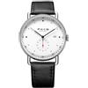 FEICE FM201 Orologio da Polso da Uomo Orologio Automatico Unisex Ø38 mm | Movimento Automatico, Quadrante Bianco, Quadrante Secondario dei Secondi, Datario, Vetro Zaffiro