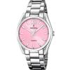 Festina Orologio Donna Analogico Acciaio Inossidabile 316L Argento - Quarzo - Vetro minerale alta resistenza - Impermeabile 5 ATM F20622/M - Boyfriend Collection