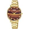 Lorus Orologio da donna al quarzo in acciaio inossidabile con cinturino in metallo, Oro - RG230VX9
