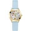 GUESS Orologio da donna Mini WONDERLUST in silicone, oro, Classico