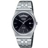 Casio Orologio analogico da uomo digitale con cinturino in acciaio inossidabile MTP-B146D-1AVDF, Nero, Bracciale