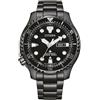 CITIZEN Analogico NY0145-86E, Nero, Bracciale
